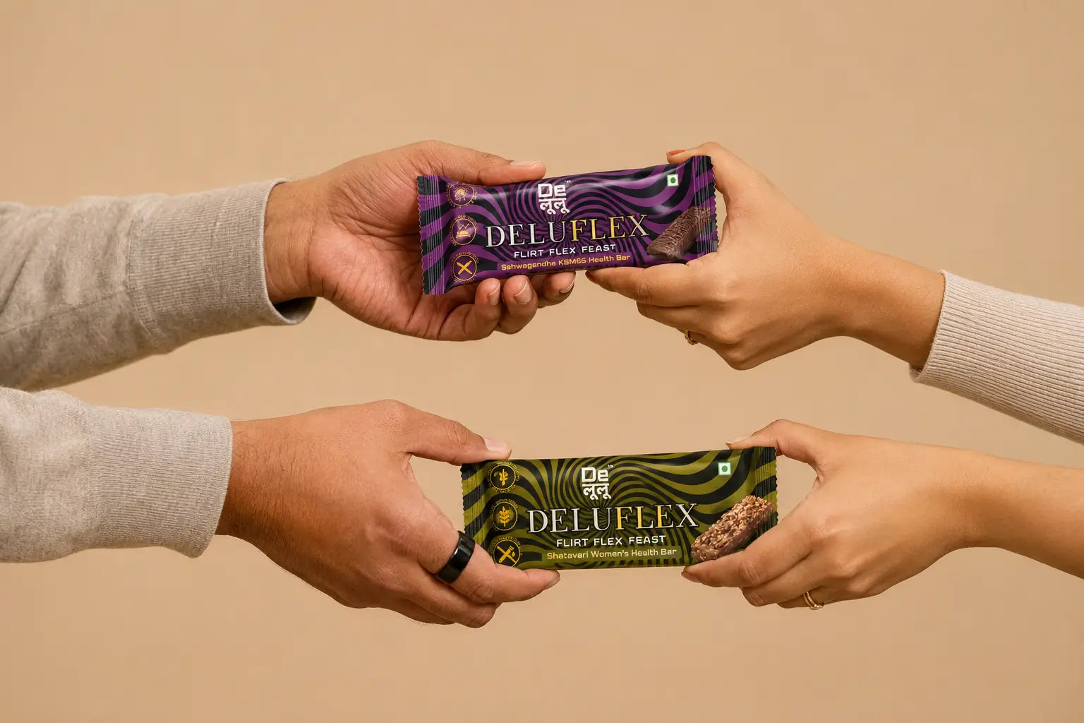 DeluFlex™ Nutrient Dense Health Bars : Flirt. Flex. Feast.