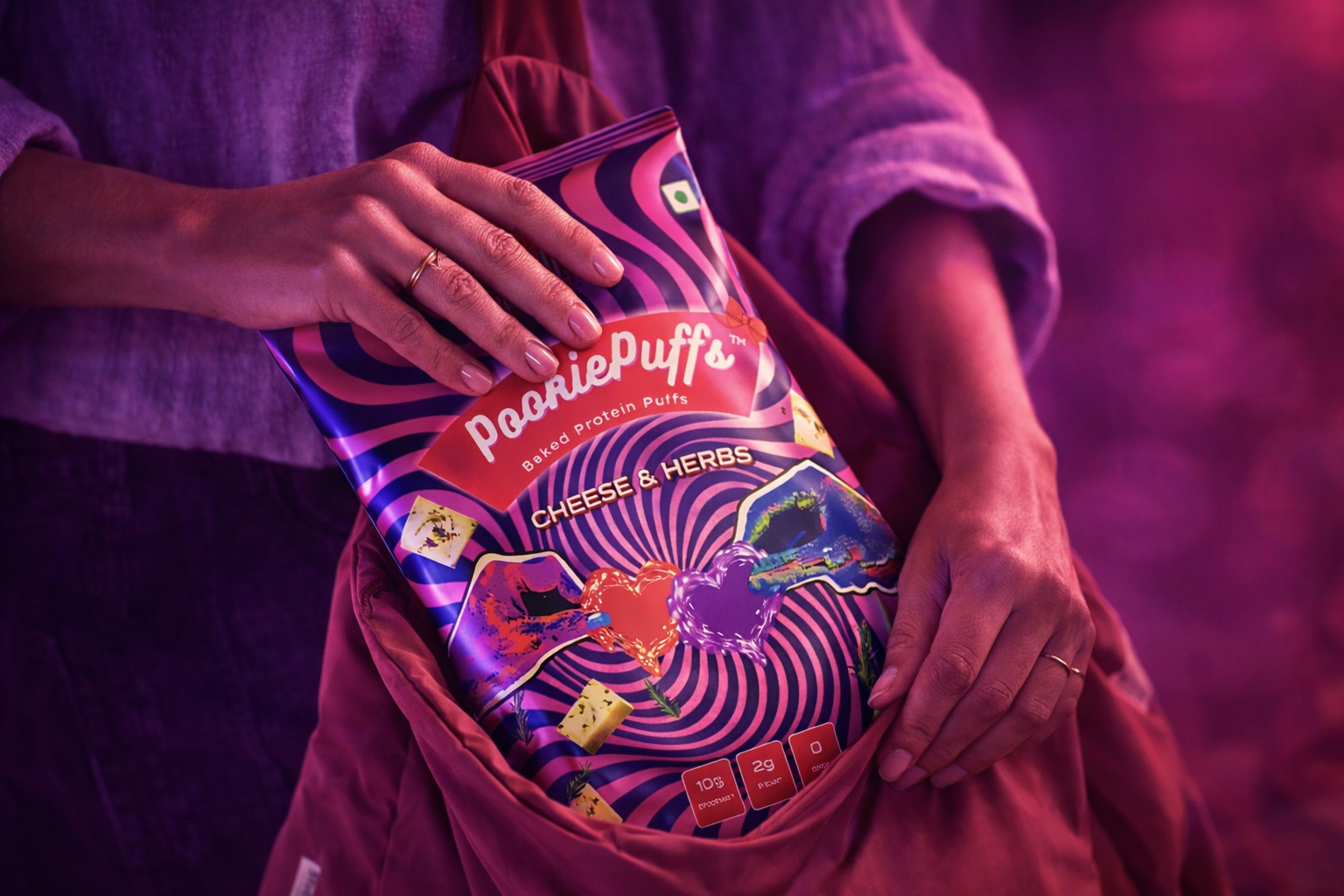 Delulu Situationchips and pookiepuffs: On the Go High Protein Snacks for Travel