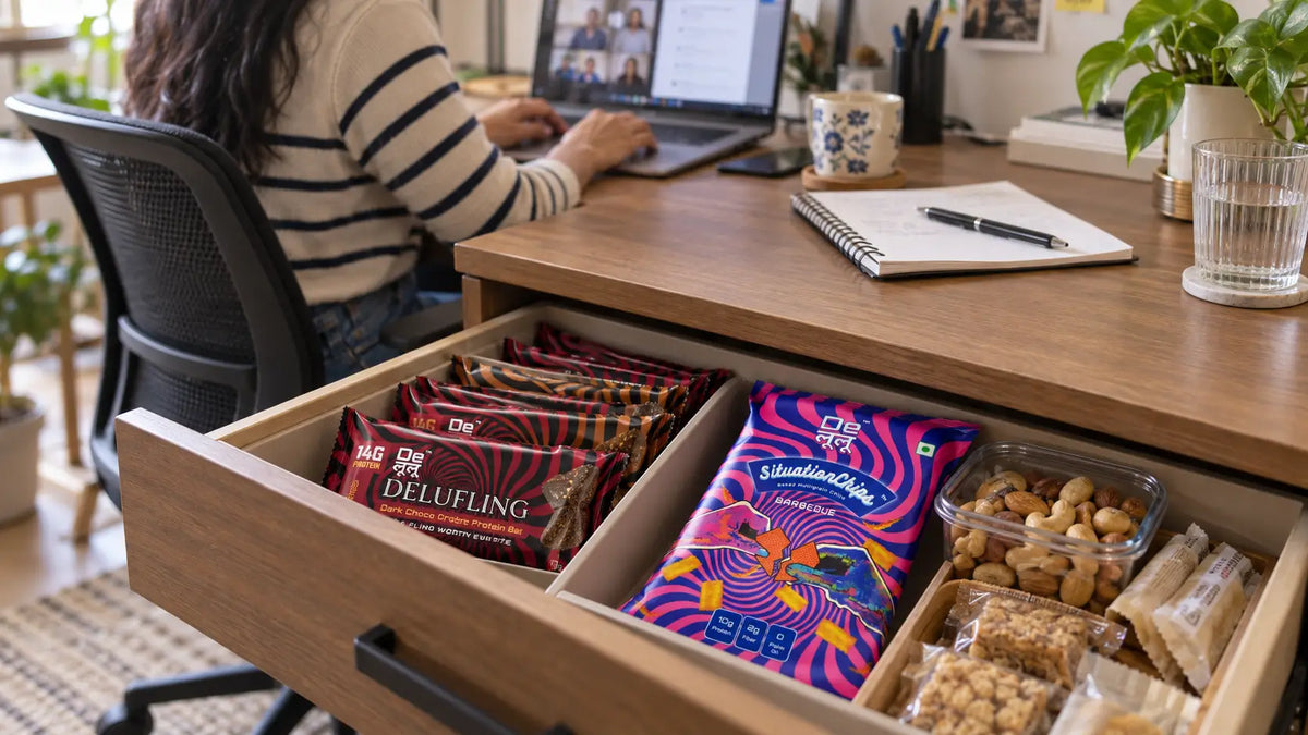 The Ideal Sweet and Savoury Snack Drawer for Hybrid Work