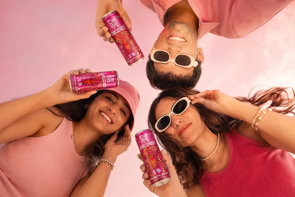 Rose & Lychee: Lychee Prebiotic Soda