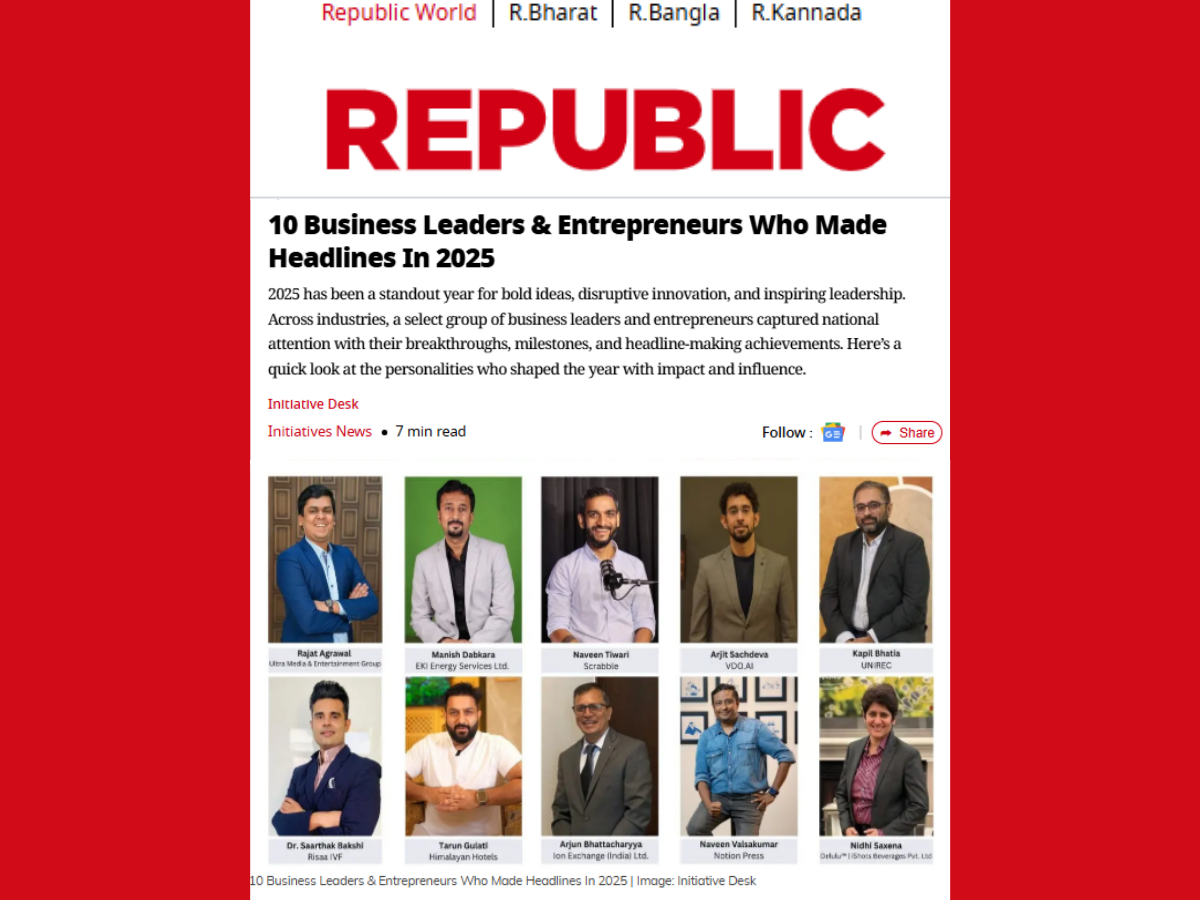 Republic TV | December 08 2025 | 10 Business Leaders & Entrepreneurs Who Made Headlines In 2025