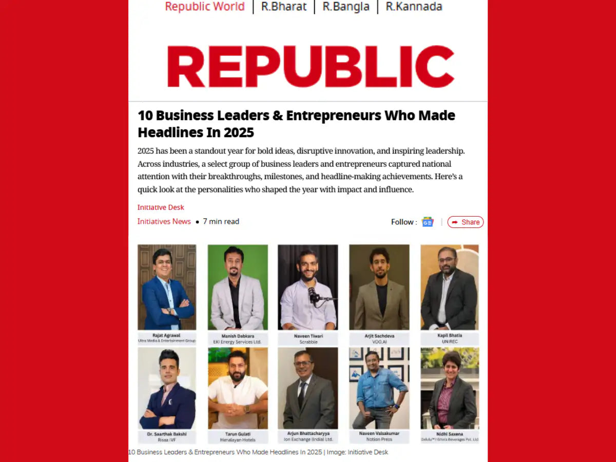 Republic TV | December 08 2025 | 10 Business Leaders & Entrepreneurs Who Made Headlines In 2025