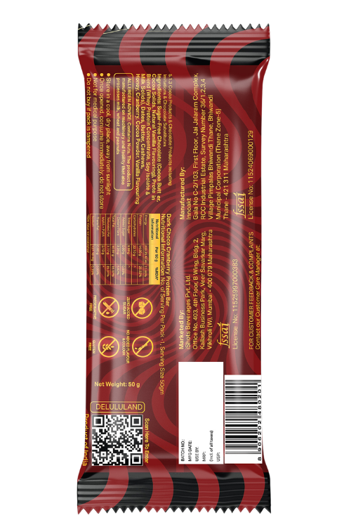 DELUFLING™ PROTEIN BAR DARK CHOCO CRANBERRY-2