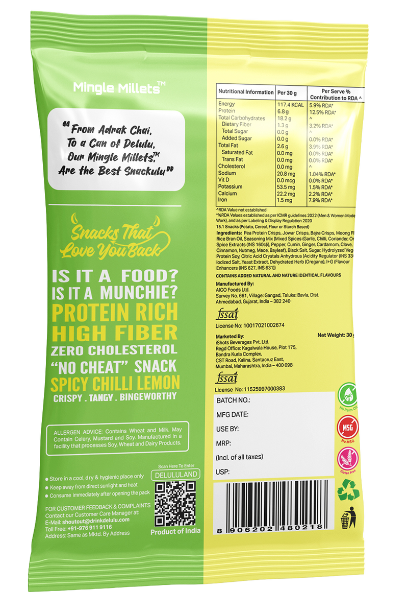 DELULU™ MINGLE MILLETS - SPICY LEMON CHILLY-2