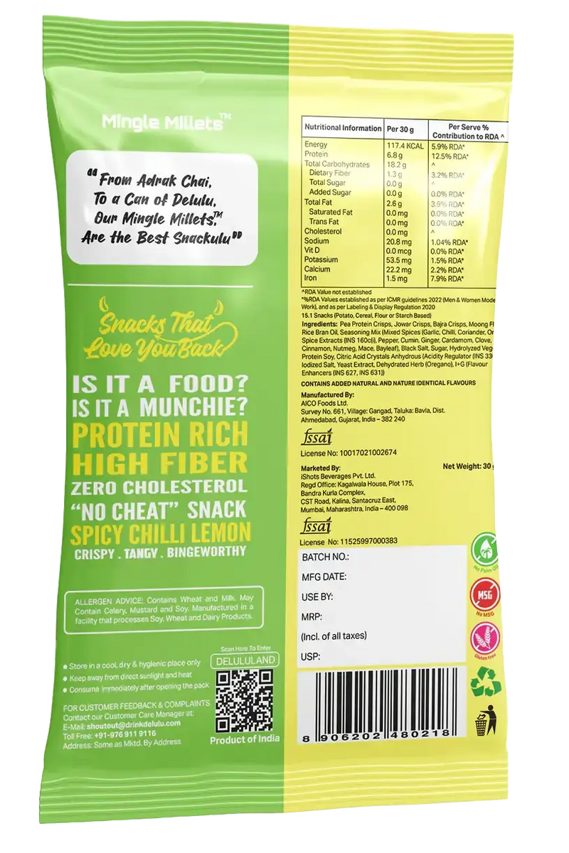 DELULU™ MINGLE MILLETS - SPICY LEMON CHILLY-2