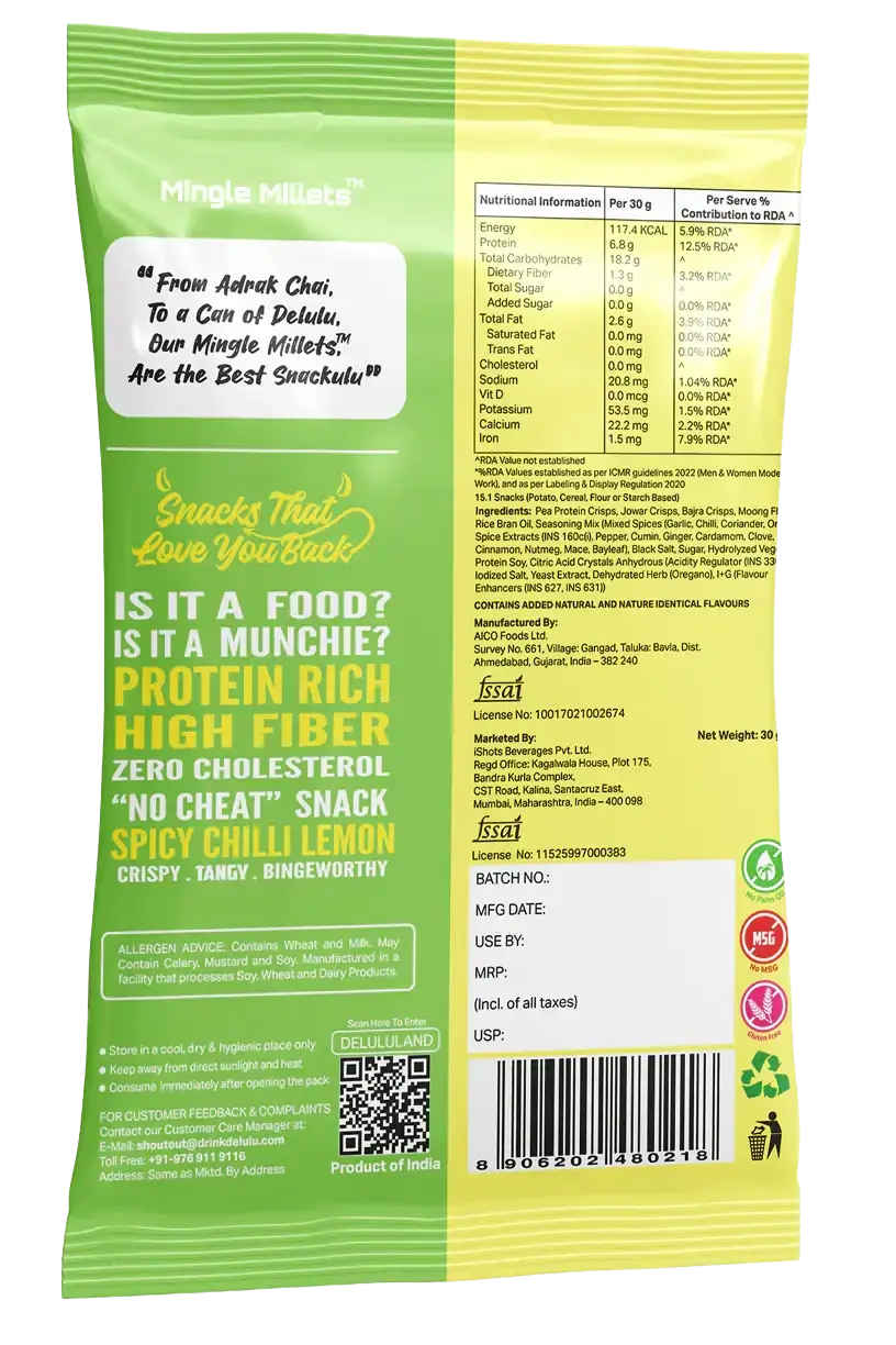 DELULU™ MINGLE MILLETS - SPICY LEMON CHILLY-2