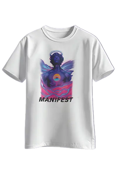 DELULU MANIFEST WHITE TEE-1