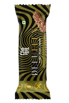 Delulu Deluflex™ Shatavari Health Bar with Shatavari, oats, almonds, flax seeds and sugar-free dark chocolate